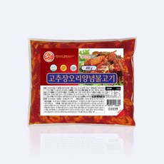 고추장양념 국산 오리불고기 400g, 1개
