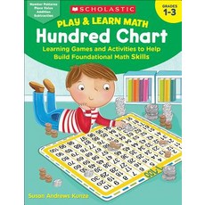 (영문도서) Play & Learn Math: Hundred Chart: Learning Games and Activities to Help Build Foundational Ma... Paperback, Scholastic Teaching Resources, English, 9781338264746