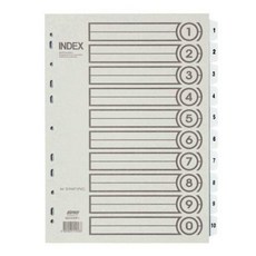 대흥)바인더인덱스 PP(i610-1/10분류/1SET), 본상품