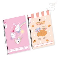 서지스토어 초등 슬림쓰기 10칸 여 학원노트, 랜덤1개