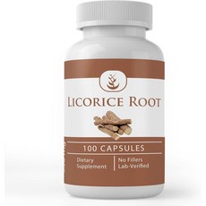 감초 뿌리 추출물 530mg 100캡슐 3개월 고함량 고용량 미국산 Licorice Roo, 알약/캡슐, 100정, 1개