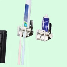 원룸칫솔걸이 스테인리스 칫솔살균기거치대 쓱템, 1개