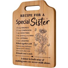 Milcier 여성용 우정 선물 여성 우정을 위한 생일 선물 독특한 베스트 프렌즈 도마 여성을 위한 가장 친한 친구 크리스마스 선물 절친 BFF, 언니