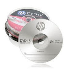 hp dvd-r 10p double layer cd 복사 시디