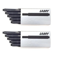 LAMY 라미 카트리지 잉크 블랙 LT10BLK 2박스세트 정규 수입품, 상세페이지 참조, 1개