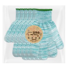 장갑이네 국내생산 꼬마손 어린이 면장갑 키즈 작업장갑 체험학습 텃밭 가드닝 갯벌 체험 장갑 초록, 그린(초록) L(고학년용) 5켤레(묶음), 1개