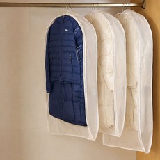 옷걸이형 압축파우치 옷커버 겨울옷 패딩 보관 공간절약 압축 먼지방지 의류 압축팩, 3개, 1개입