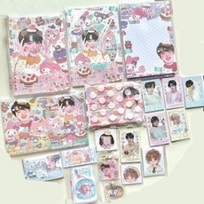 臺灣出貨-時代少年團宋亞軒隨心配飯飯製週邊塗鴉小卡明信片應援如圖, 1個, 時代少年團宋亞軒隨心配飯飯制周邊塗鴉小卡