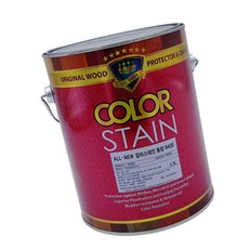 노루페인트 올뉴 칼라스테인 목재용 컬러 안료 페인트 우드 코팅 방부 도료 3.5L 13종, 1개, 색상, 모카