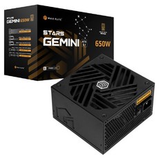 맥스엘리트 맥스엘리트(MAXELITE) STARS GEMINI 650W 80PLUS브론즈 ATX3.1, 선택하세요