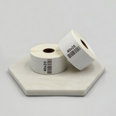 라이프존 바코드 감열라벨지 40mm x 20mm x 2000장 4롤