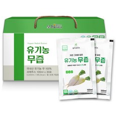 황지네이처 국내산 유기농 무즙, 100ml, 30개