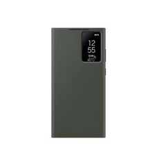 適用於s23ultra芯片手機殼官方款智能視窗全包殼s24ultra插卡皮套24