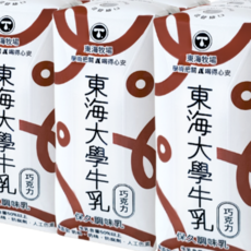 東海大學巧克力保久乳，嚴選生乳，香醇濃郁，方便攜帶，品質保證，隨時享受美味, 24個, 200ml