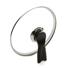 요리즐 국산손잡이 스탠드형 넘침방지 강화유리 프라이팬 냄비 뚜껑, 20cm, 1개