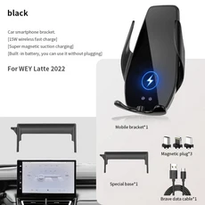 WEY 탱크 500 Macchiato 커피 용 자동차 전화 홀더 01 2021-2022 내비게이션 무선 책 액세서리, 10 for Latte 2022