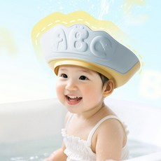 【台灣熱銷Top1】台灣快速出貨寶寶洗頭帽 寶寶洗頭神器 洗髮帽 洗頭帽 兒童洗澡 寶寶洗澡帽 洗頭神器 兒童浴帽 寶寶, 1個, ABC藍帽