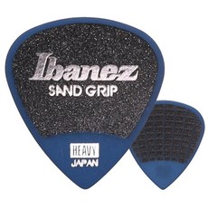 아이바네즈 그립 위저드 샌드그립 기타피크 PA16HSG-DB 숏 티어드롭 헤비 1.0mm (1개), 1개