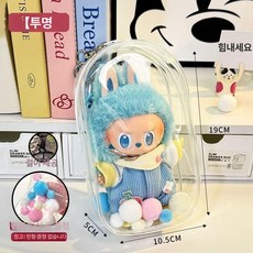 라부부케이스 라부부보호 키링 투명키링 라부부보호가방, 1개, 투명 3개