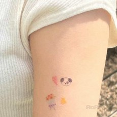 로랑마켓 타투스티커 큐티 인스턴트타투 페이스페인팅스티커 헤나타투스티커