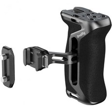SmallRig 알루미늄 측면 손잡이 카메라 케이지용 범용 인체공학 내장 1420 위치 구멍 스트랩 콜드 슈 36mm 상하 조절 가능, HawkLock Side Handle