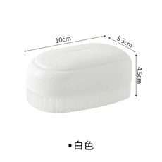 手柄清潔刷 萬用軟毛刷 浴室廚房多功能清潔工具 磁磚浴缸水槽鍋碗適用, 1個, 軟毛刷