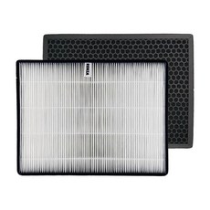 RENZA 適用 Hitachi 日立 RD-160HH1 RD-200HH1 RD-240HH1 RD-280HH1 RD-320HH1 RD-360HH1 除濕機 HEPA 活性碳濾網組, 1個, 全新 HEPA+活性碳 一組