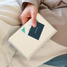 명함집 오늘의 명함꽂이 크림 담아보리 데스크용품 명함보관함
