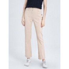 까스텔바작 여성 골프 바지 2단 하이웨스트 부츠컷 베이지 BGBMPT602BE