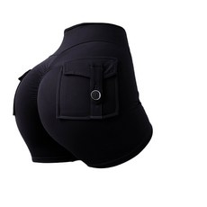 BODYBLISS 高腰提臀運動短褲 側口袋設計 彈力透氣 健身瑜珈訓練