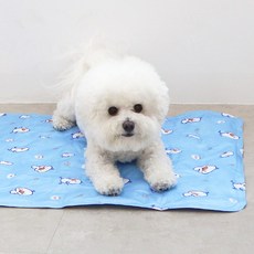 블랑펫 강아지 고양이 반려동물 쿨매트, 블루, 1개