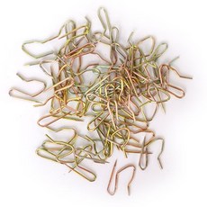 커텐핀 50p 커텐고리 커튼핀 커튼고리 금속 S자고리 레일걸이, 1개