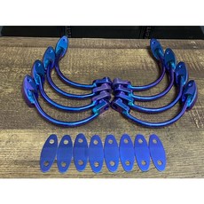 【TiONLY】鈦鴻利 FASS風鏡鈦支架 GOGORO1 / S1, 藍紫色