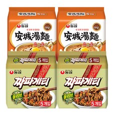 농심 짜파게티 10입+안성탕면 10입, 20개