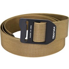 Trayvax 키튼 클립 카라비너 키체인 스테인리스강 빠른 부착 및 릴리즈, 탠 / 블랙