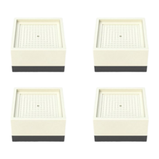 가려거든 미끄럼방지 다용도 세탁기 소파 받침대, 4개, 화이트