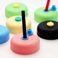 알토 빨대보틀 실리콘마개 트라이탄 물병 1p 어린이 노인 요양원 요양병원, 블루, 500ml, 1개