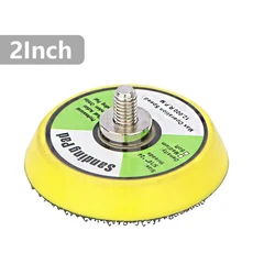 쿠쿠스토어 XCAN 1pc M 앵글 그라인더 샌딩 패드 1/2/3 인치 자체 접착 후크 루프 백킹 파워 연마 플레이, 02 2Inch M