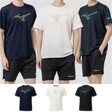 미즈노 프랙티스 62JAD043 남성 여성 티셔츠 반팔