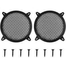 X AutoHOX 2pcs 자동차 그릴 커버 12인치 메시 프로텍터 스피커 우퍼 서브우퍼, 8 inch