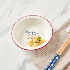 모던하우스 봉쥬르두부 찬기 D15 레드 CA3326042, 1개