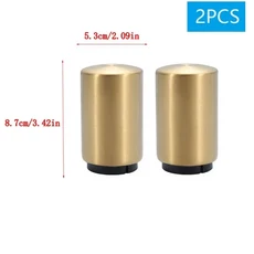 1/2Pcs 자동 맥주 병따개 스테인레스 스틸 푸시 다운 오프너 자석 소다 캡 바 파티 주방 액세서리, 17 Gold 2PCS