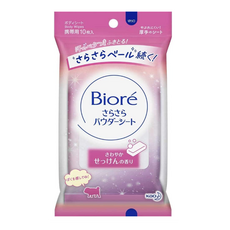 비오레 데오드란트 티슈 비누향 10장, 1개