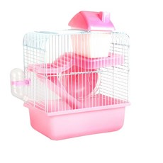 雙層倉鼠籠 寵物用品, 小城堡粉色, 1個