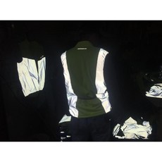 新型透氣款夜光神衣無死角360度環繞反光背心馬甲運動散步兒童上下學單車族熊貓外送員安全背心超方光背心無死角, 1個, M