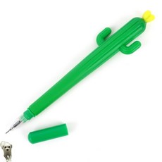 꿀이맘투 선인장 볼펜 1P 편지봉투, 분홍