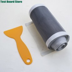 롤 자체 접착 57인치 4 테이프 모기장 수리 비방수 스크린 x 창문 문 7인치 플라스틱, roll and Scraper
