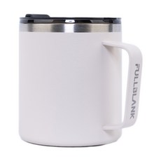 풀블랭크 베이직 블링 머그 스텐 보온 보냉 컵 5종 택1, 아이보리, 1개, 420ml