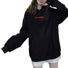 Teenager's Devil Wing 레드 혼 스웨트 셔츠 후드 오버사이즈 하라주쿠 지퍼 긴 소매 스웨트 풀오버 후드 탑