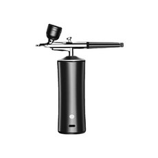 무선 에어 브러쉬 미용 프라모델 도색 피규어 네일 프라 모델 브러시 휴대용 스프레이건, 블랙